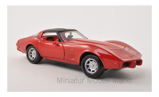 Motormax MOM73244RED Chevrolet Corvette C3 - rot - Vorbestellung 1:24