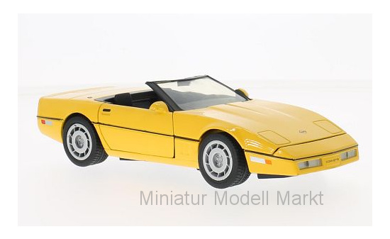 Motormax MOM73298YELLOW Chevrolet Corvette Convertible (C4) - gelb - Vorbestellung 1:24