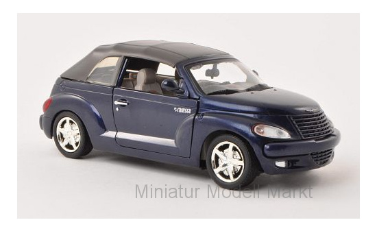 Motormax MOM73295MET.-BLUE Chrysler PT Cruiser Convertible - dunkelblau (Metallic) - Vorbestellung 1:24