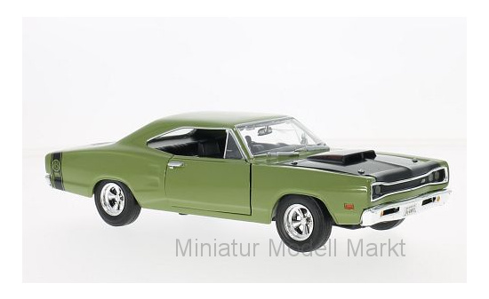 Motormax MOM73315GREEN Dodge Coronet Super Bee - helloliv , schwarz - Vorbestellung 1:24