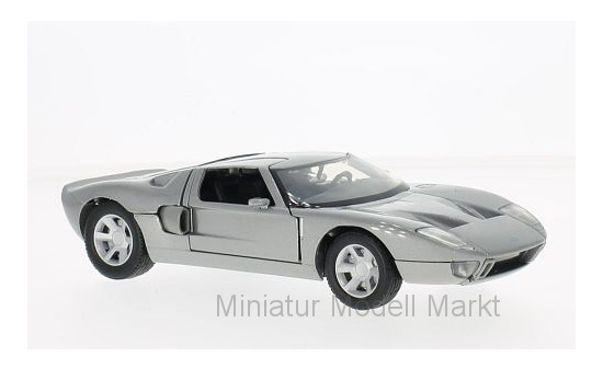 Motormax MOM73297SILVER Ford GT Concept - grau (Metallic) 1:24