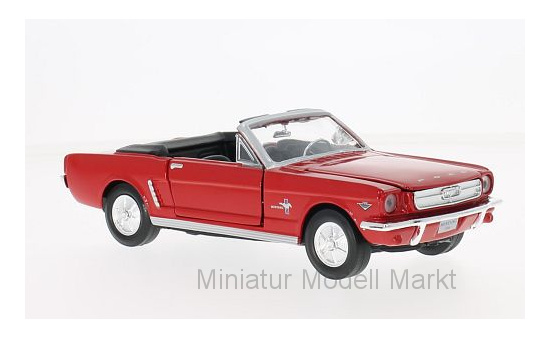 Motormax MOM73212RED Ford Mustang Convertible - rot - Vorbestellung 1:24