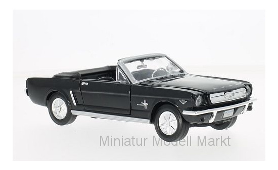 Motormax MOM73212BLACK Ford Mustang Convertible - schwarz - Vorbestellung 1:24