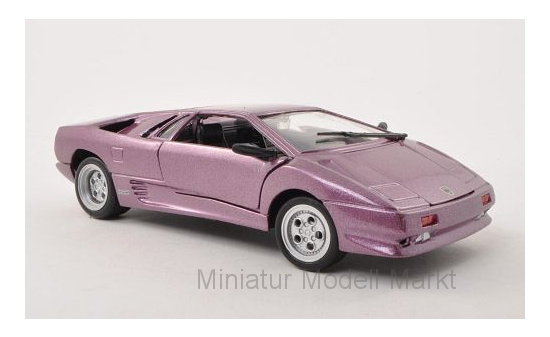 Motormax MOM73201MET.-PURPLE Lamborghini Diablo - lila (Metallic) - Vorbestellung 1:24