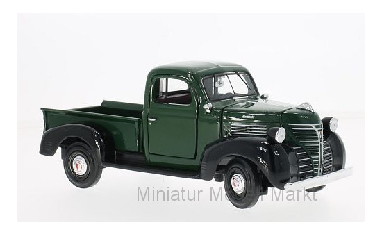 Motormax MOM73278GREEN Plymouth Pick Up - dunkelgrün , schwarz - Vorbestellung 1:24