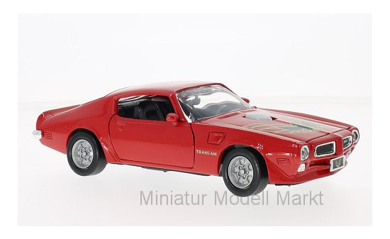 Motormax MOM73243RED Pontiac Firebird Trans Am - rot , Dekor - Vorbestellung 1:24