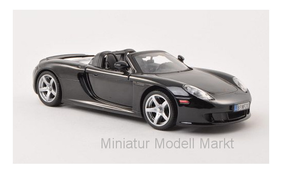 Motormax MOM73305BLACK Porsche Carrera GT - schwarz - Vorbestellung 1:24