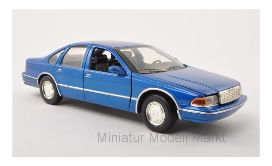 Motormax MOM73320MET.-BLUE Chevrolet Caprice - blau (Metallic) - Vorbestellung 1:24