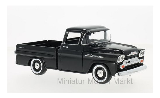 Motormax MOM79311BLACK Chevrolet Apache Fleetside Pick Up - schwarz - Vorbestellung 1:24