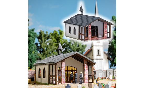 Busch 1566 Friedhofskapelle/Trauerhalle 1:87