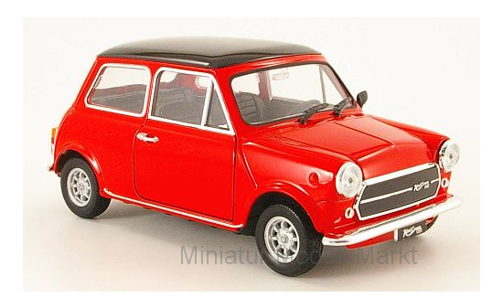 Welly WEL22496RED Mini Cooper 1300 - rot , schwarz - Vorbestellung 1:24