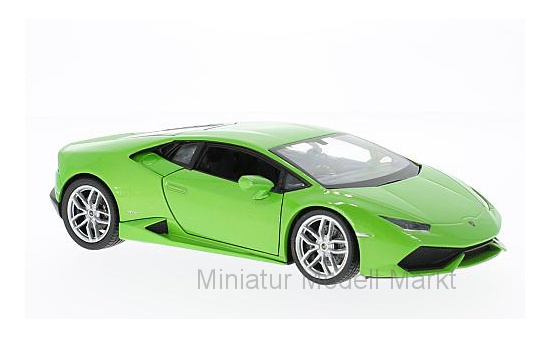 Welly WEL24056GREEN Lamborghini Huracan LP610-4 - hellgrün (Metallic) - Vorbestellung 1:24