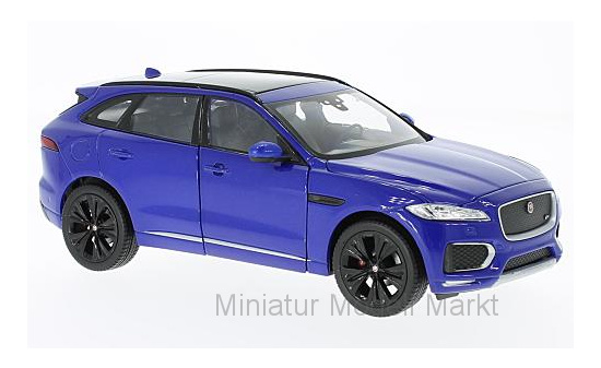 Welly WEL24070BLUE Jaguar F-Pace - blau (Metallic) - Vorbestellung 1:24