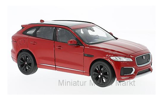 Welly WEL24070RED Jaguar F-Pace - rot (Metallic) 1:24