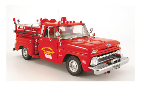 Sun Star SUN1383 Chevrolet C-20 Fire Truck - Upper Lancaster, Feuerwehr (US) - Vorbestellung 1:18