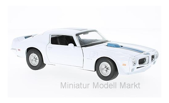 Welly WEL24075WHITE Pontiac Firebird Trans Am - weiss , blau 1:24