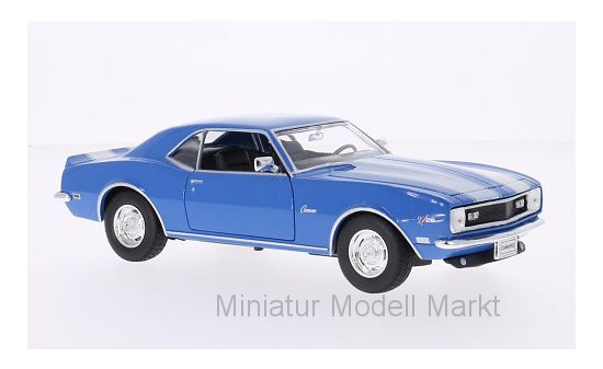 Welly WEL22448BLUE Chevrolet Camaro Z28 - blau , weiss - Vorbestellung 1:24