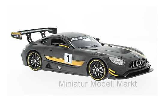 Motormax MOM73784GREY Mercedes AMG GT3 - grau (Matt) - Vorbestellung 1:24