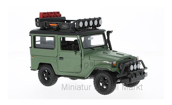 Motormax MOM79137MATT-GREEN Toyota FJ40 - grün (Matt) - Vorbestellung 1:24