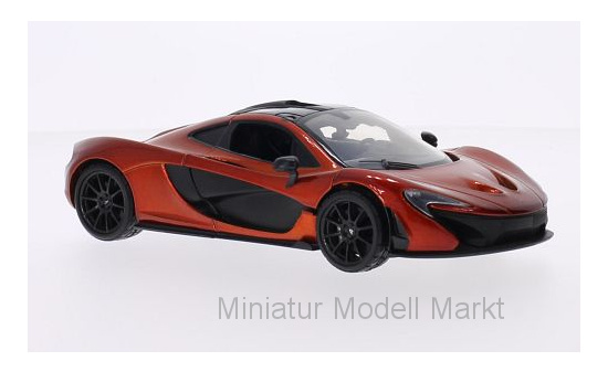 Motormax MOM79325MET.-ORANGE McLaren P1 - dunkelorange (Metallic) , carbon - Vorbestellung 1:24