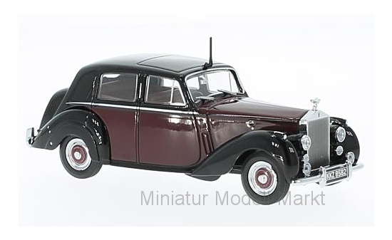 Oxford OXF43RSD001 Rolls Royce Silver Dawn - dunkelrot , schwarz - Vorbestellung 1:43