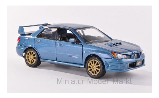 Motormax MOM73330BLUE Subaru Impreza WRX STi - blau (Metallic) - Vorbestellung 1:24