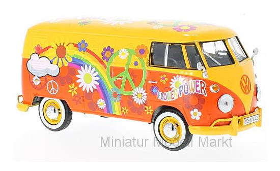 Motormax MOM79563YELLOW VW T1 - gelb , Dekor - Vorbestellung 1:24