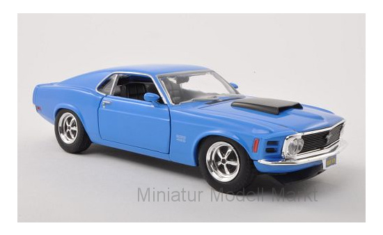 Motormax MOM73303BLUE Ford Mustang Boss 429 - blau - Vorbestellung 1:24