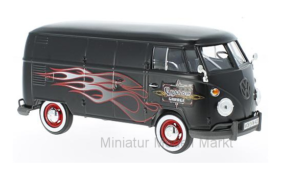 Motormax MOM79567BLACK VW T1 - schwarz (Matt) , Dekor - Vorbestellung 1:24