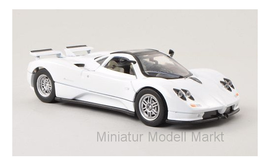 Motormax MOM73272WHITE Pagani Zonda C12 - weiss - Vorbestellung 1:24