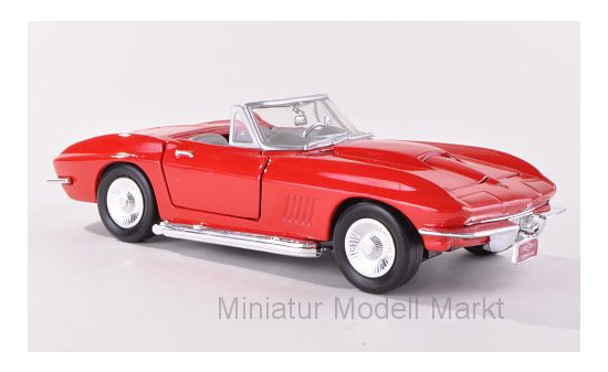 Motormax MOM73224RED Chevrolet Corvette Stingray Convertible (C2) - rot - Vorbestellung 1:24