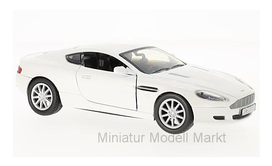 Motormax MOM73321MET.-WHITE Aston Martin DB 9 Coupe - weiss (Metallic) - Vorbestellung 1:24