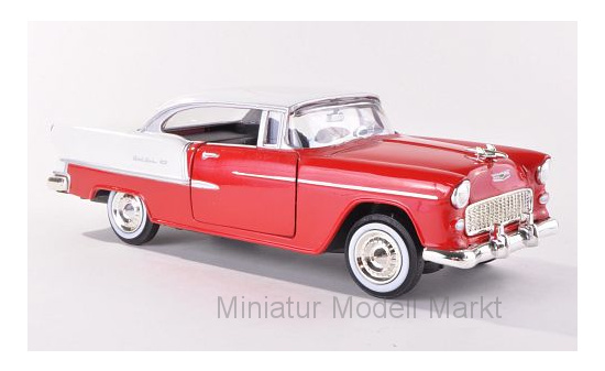 Motormax MOM73229RED Chevrolet Bel Air - rot , weiss - Vorbestellung 1:24