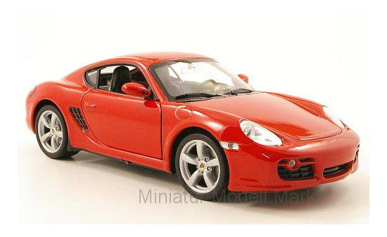 Welly WEL22488RED Porsche Cayman S - rot - Vorbestellung 1:24