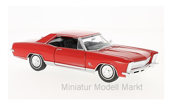 Welly WEL24072-RED Buick Riviera Grand Sport - rot 1:24