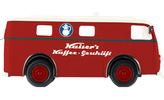 Brekina BRE58305 - Elektro-Paketwagen - Kaisers Kaffee 1:87