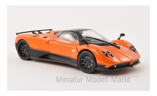 Motormax MOM73369ORANGE Pagani Zonda F - orange - Vorbestellung 1:24