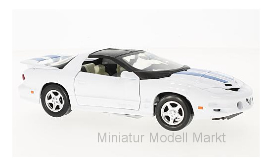 Motormax MOM73232WHITE Pontiac Firebird - weiss , blau - Vorbestellung 1:24