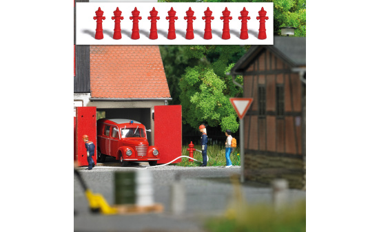 Busch 7774 M-Set:Hydranten 1:87