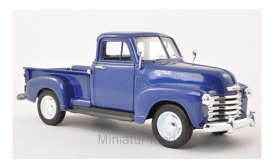 Welly WEL22087BLUE Chevrolet 3100 - dunkelblau (Metallic) - Vorbestellung 1:24