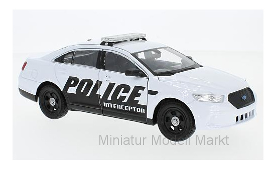 Welly WEL24045WHITE Ford Police Interceptor - weiss - Vorbestellung 1:24