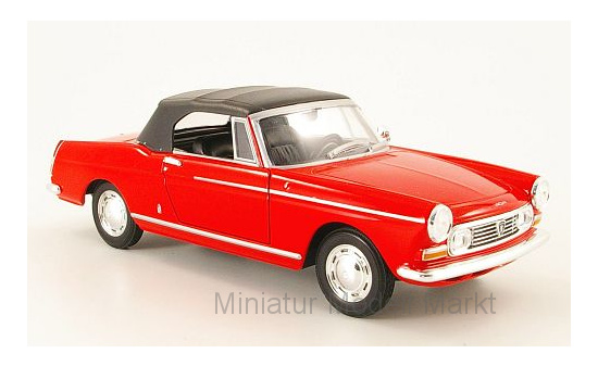 Welly WEL22494H-RED Peugeot 404 Cabriolet - rot - Vorbestellung 1:24