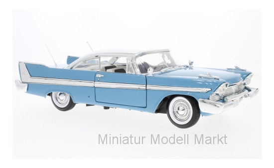 Motormax MOM73115BLUE Plymouth Fury - blau , weiss - Vorbestellung 1:18