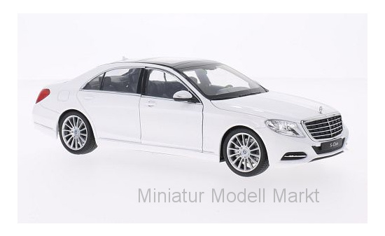 Welly WEL24051WHITE Mercedes S-Klasse (W222) - weiss - Vorbestellung 1:24