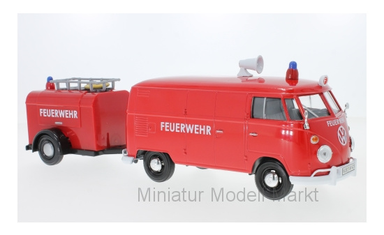 Motormax MOM79671RED VW T1 Kastenwagen - rot - Feuerwehr - Vorbestellung 1:24