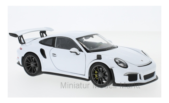 Welly WEL24080WHITE Porsche 911 (991) GT3 RS - weiss - Vorbestellung 1:24