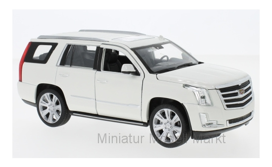 Welly WEL24084WHITE Cadillac Escalade - weiss 1:24