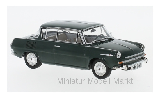 Abrex ABR143ABS-721HB Skoda 1100MBX - dunkelgrün 1:43