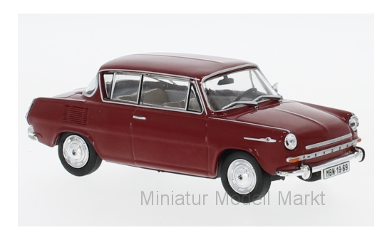 Abrex ABR143ABS-721BC Skoda 1100MBX - dunkelrot - Vorbestellung 1:43