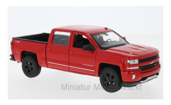 Welly WEL24083RED Chevrolet Silverado - rot 1:24